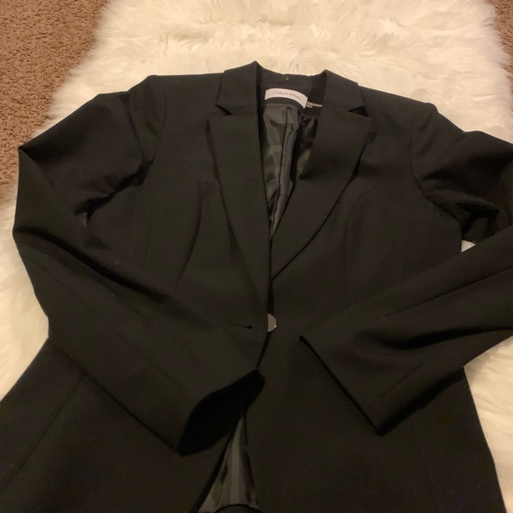 Black Calvin Klein Blazer - Size 4 - Picture 2 of 5